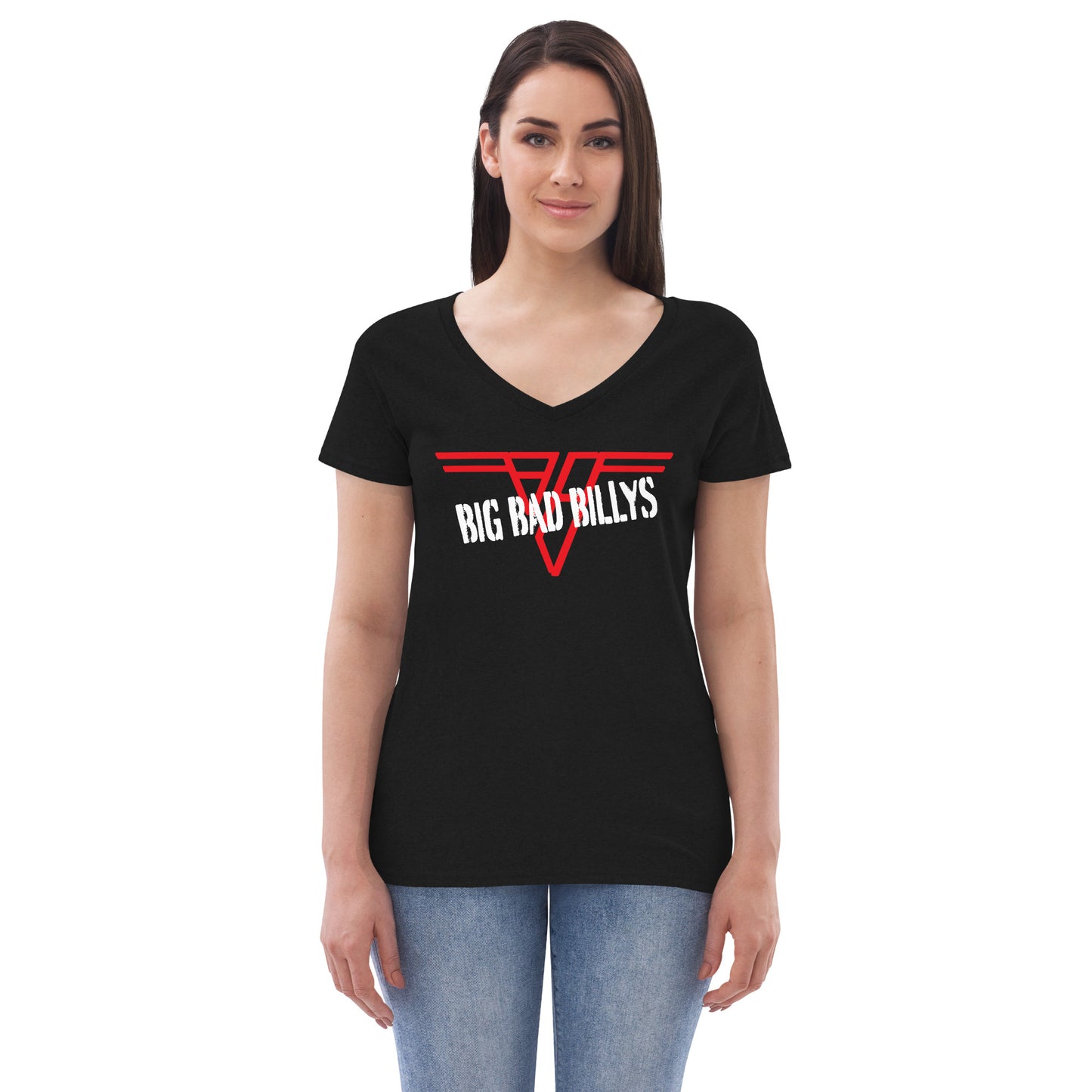 Women’s recycled v-neck t-shirt