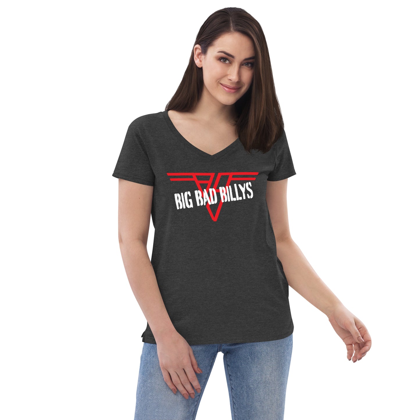 Women’s recycled v-neck t-shirt