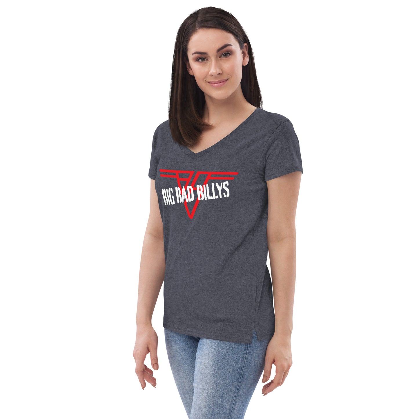 Women’s recycled v-neck t-shirt